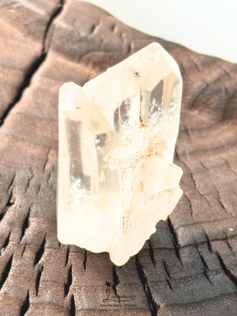 Natural Clear Quartz Triple Point Crystal Cluster – 68g, 60mm, One of a Kind, Naturally Formed