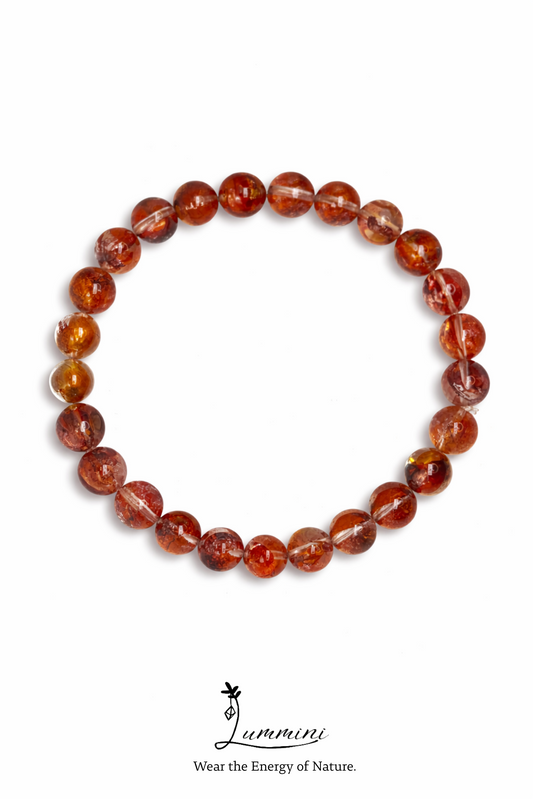 Fire Quartz / Hematoid Quartz 8mm