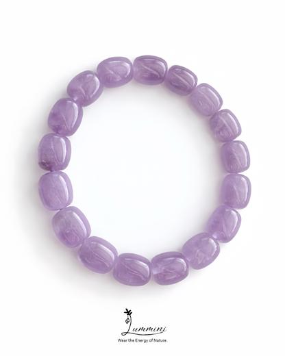 Lavender Amethyst Bracelet · Soft Calm & Gentle Energy