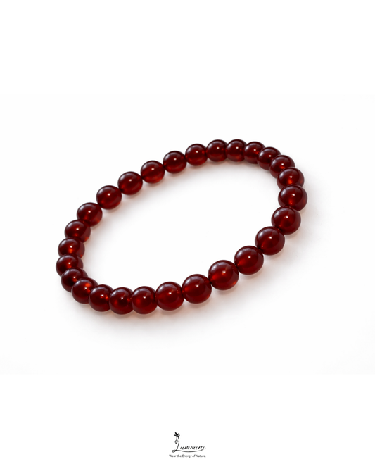 Orange Garnet · Glowing Ember · 6mm / 7.5mm