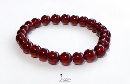 Orange Garnet · Glowing Ember · 6mm / 7.5mm