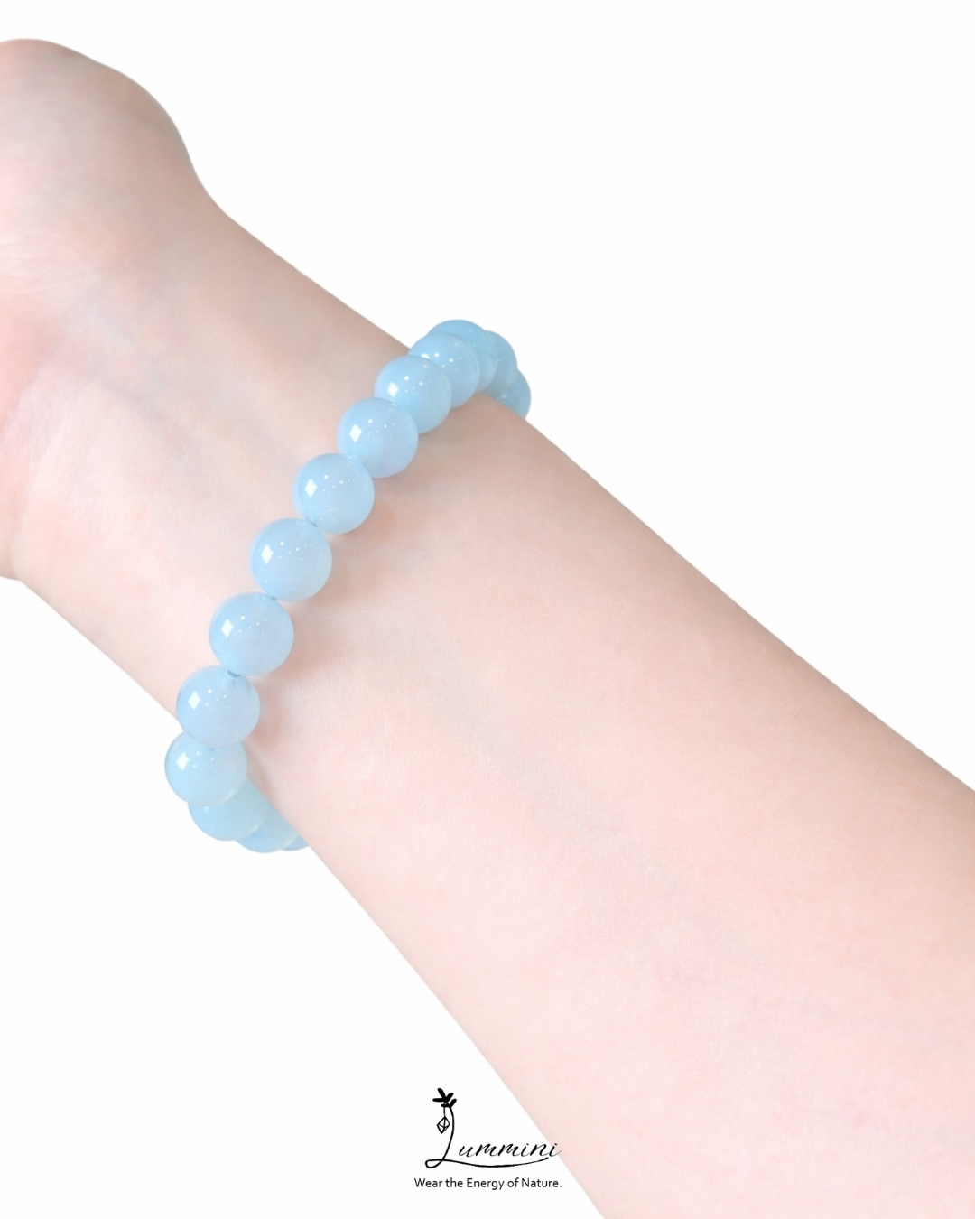 Natural Aquamarine · 9.5mm