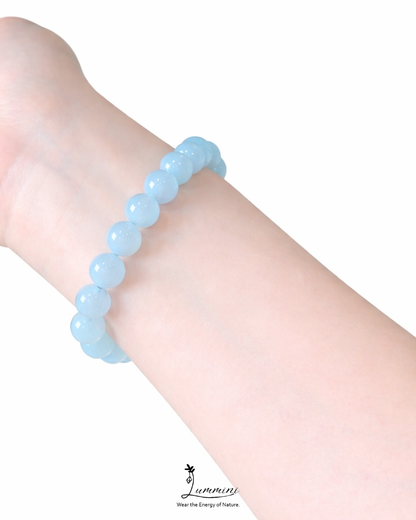 Natural Aquamarine · 9.5mm