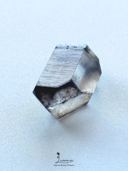 Rare & Special Natural Herkimer Diamond Double-Terminated Smoky Quartz with with Akashic Lines – 28mm
