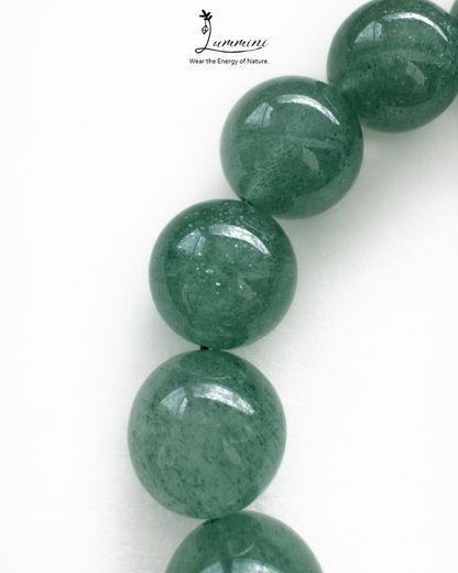 Green Strawberry Quartz · Blooming Petal Energy