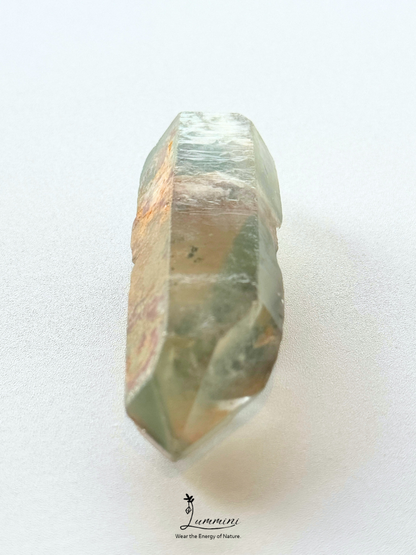 Natural Double-Terminated Garden Quartz Point with Akashic Lines & Record Keeper Features