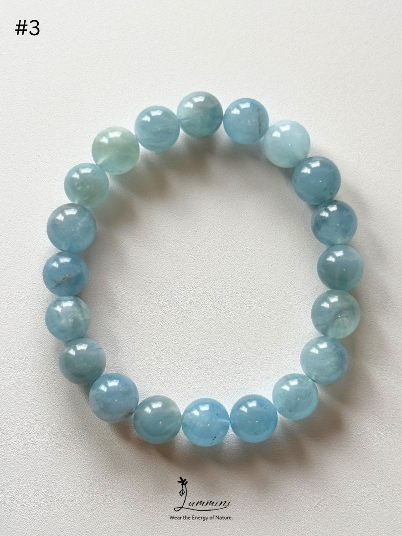 Natural Aquamarine Bracelet – One of a Kind, Choose Your Piece