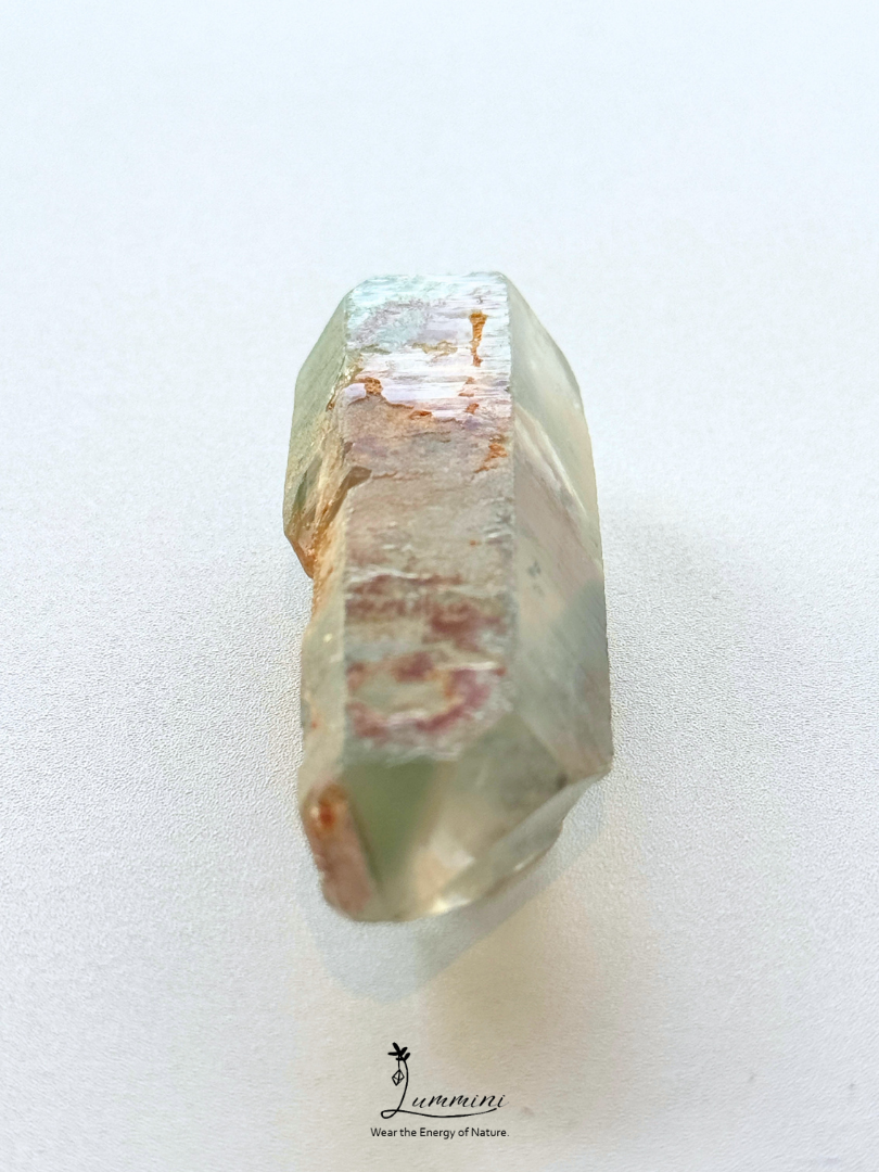 Natural Double-Terminated Garden Quartz Point with Akashic Lines & Record Keeper Features