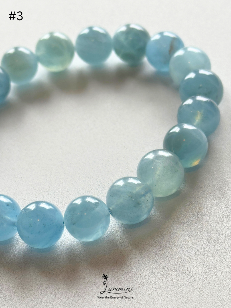 Natural Aquamarine Bracelet – One of a Kind, Choose Your Piece