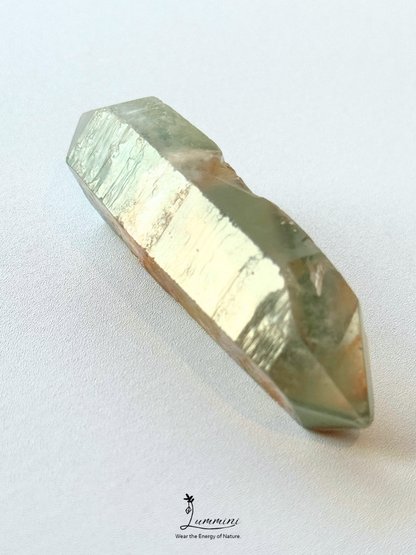 Natural Double-Terminated Garden Quartz Point with Akashic Lines & Record Keeper Features