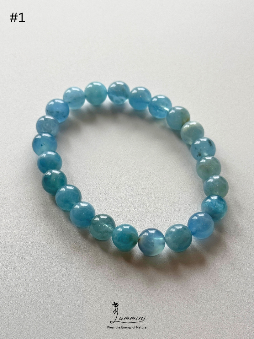 Natural Aquamarine Bracelet – One of a Kind, Choose Your Piece