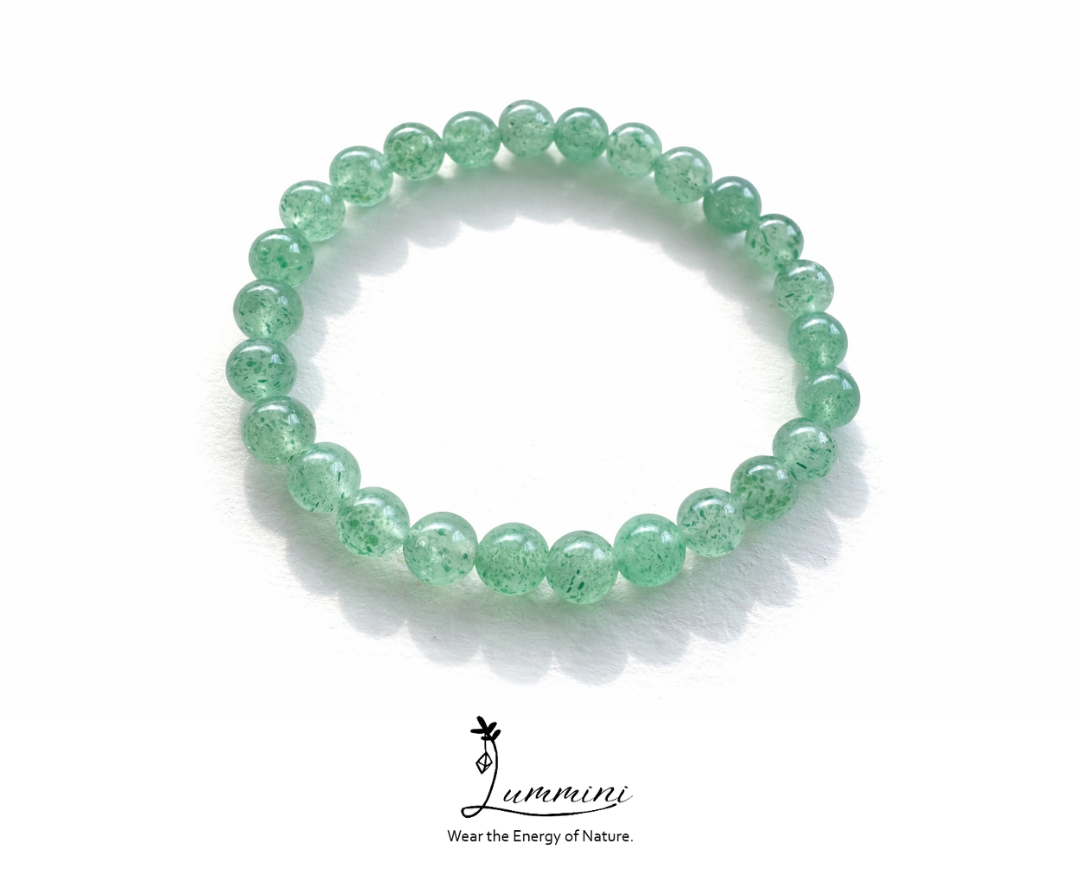 Green Strawberry Quartz · Blooming Petal Energy