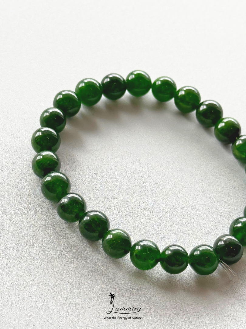 Natural Green Diopside Bracelet – 8mm