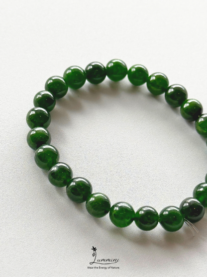 Natural Green Diopside Bracelet – 8mm