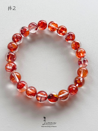Natural Fire Quartz / Flower Inclusion Quartz - choose your piece