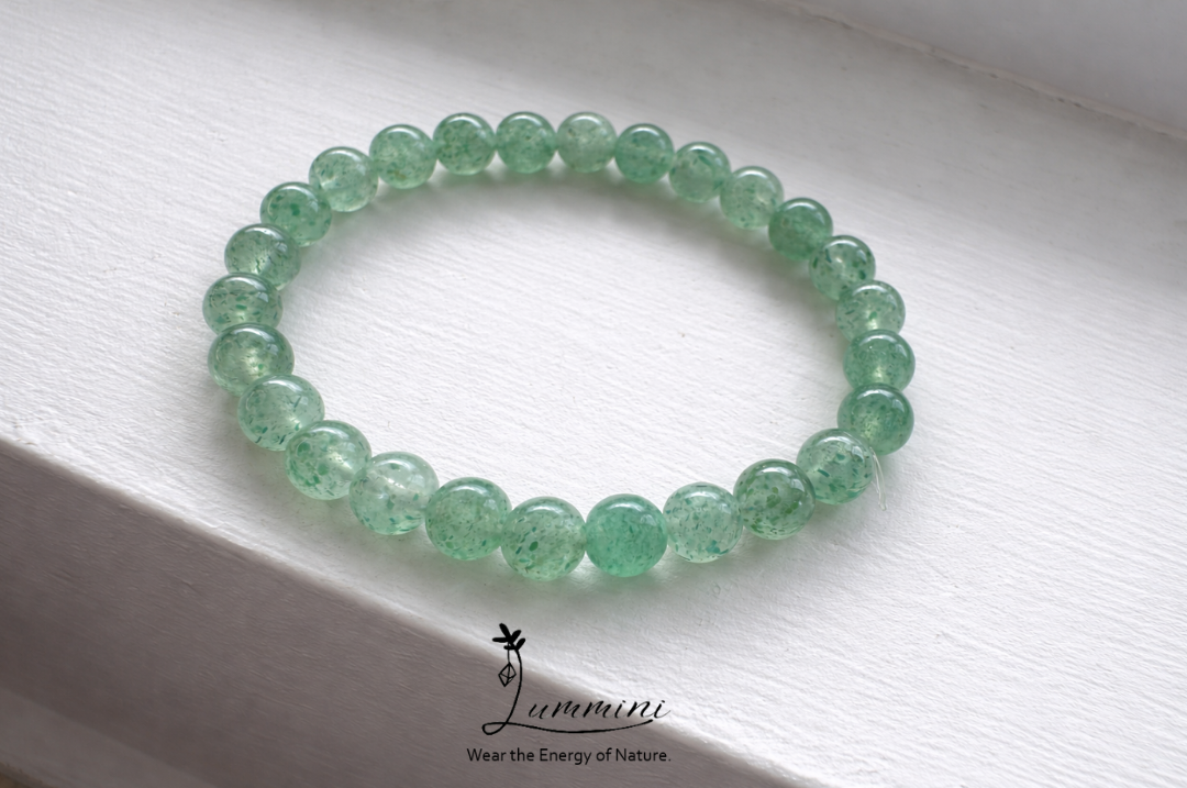 Green Strawberry Quartz · Blooming Petal Energy