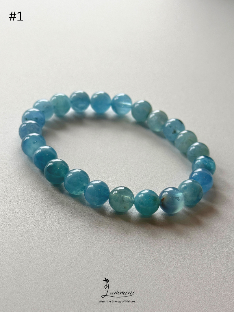 Natural Aquamarine Bracelet – One of a Kind, Choose Your Piece