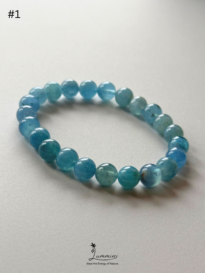 Natural Aquamarine Bracelet – One of a Kind, Choose Your Piece