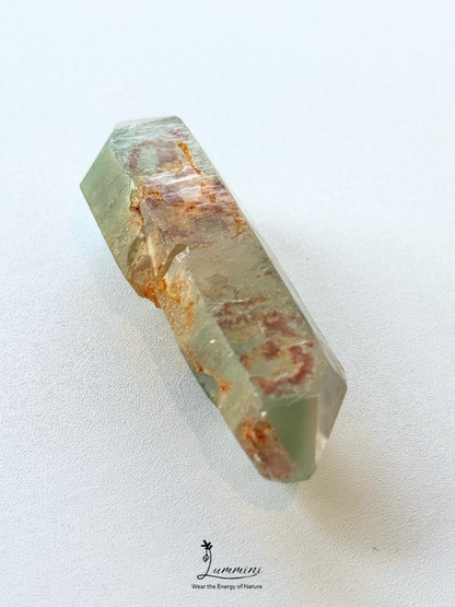 Natural Double-Terminated Garden Quartz Point with Akashic Lines & Record Keeper Features