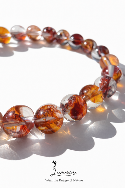Fire Quartz / Hematoid Quartz 8mm