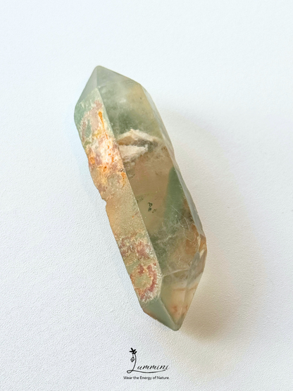 Natural Double-Terminated Garden Quartz Point with Akashic Lines & Record Keeper Features
