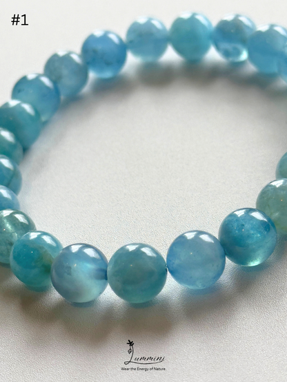 Natural Aquamarine Bracelet – One of a Kind, Choose Your Piece