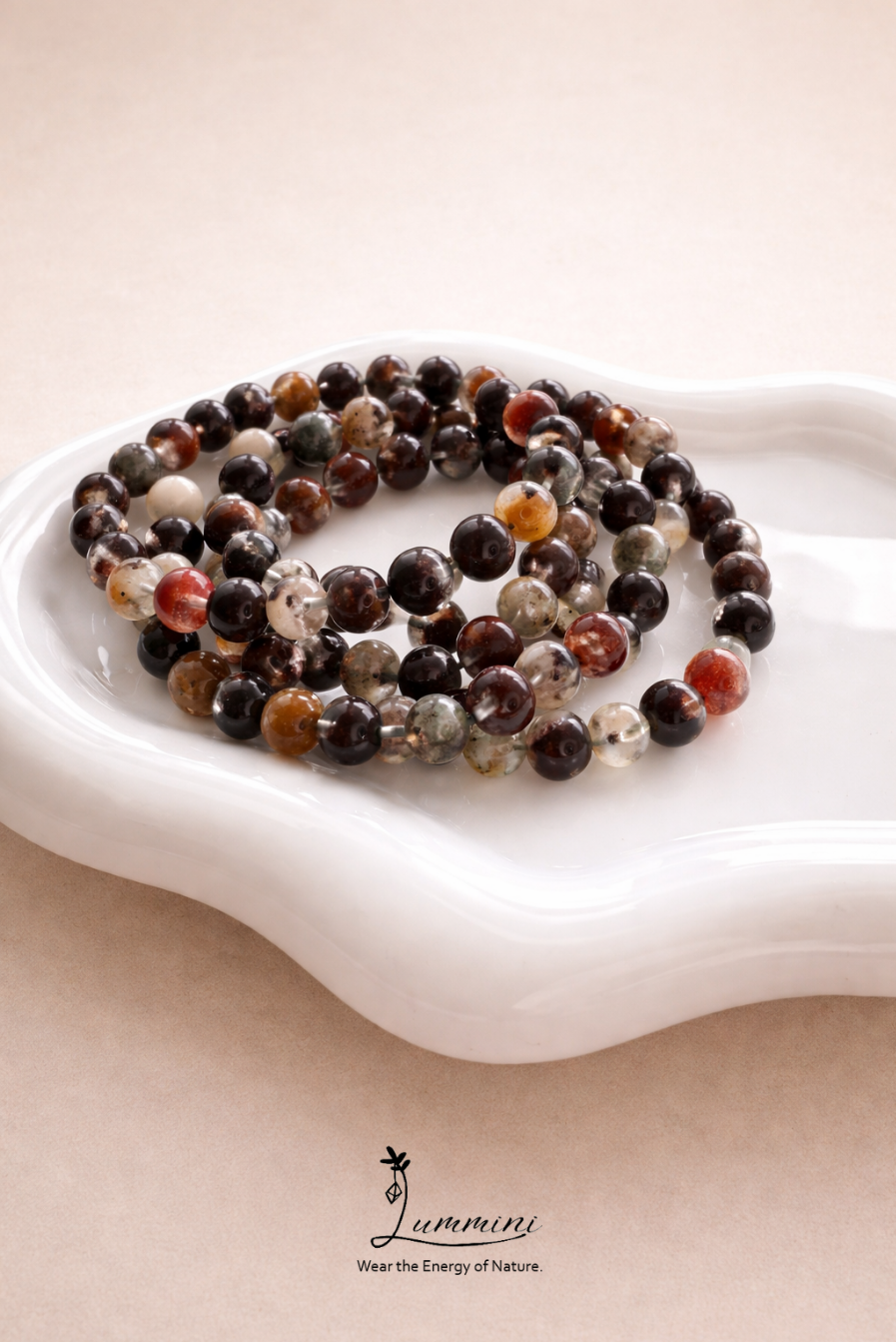 Four Seasons Garden Quartz / Phantom Quartz Bracelet · Earthy Balance Energy