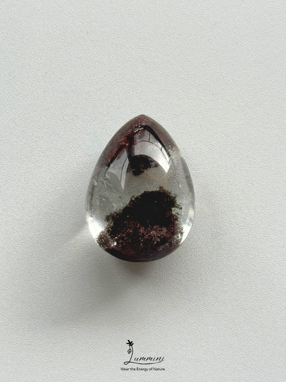 Natural Garden Quartz Phantom Quartz Teardrop Pendant – 33mm