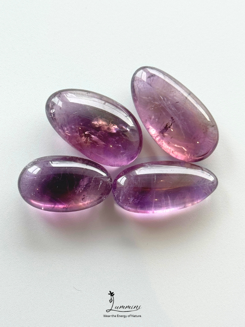 Natural Ametrine Pocket Stone Value Pack – Set of 4,total 82g