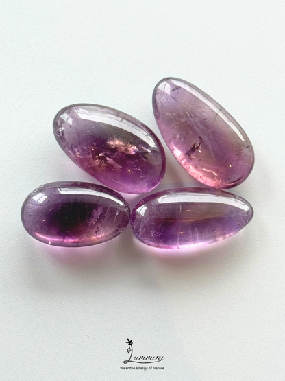 Natural Ametrine Pocket Stone Value Pack – Set of 4,total 82g