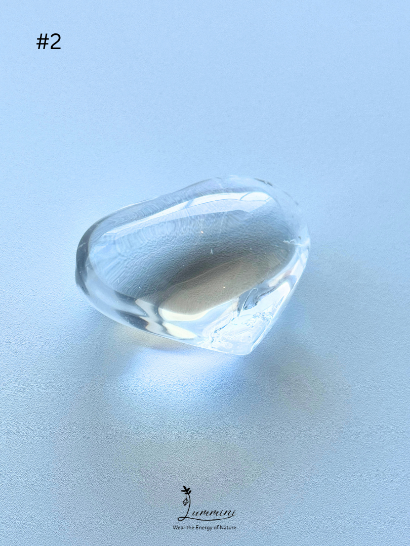 AAA Genuine Natural Clear Quartz Heart Pocket Stone, 4cm plus – Choose Your Piece