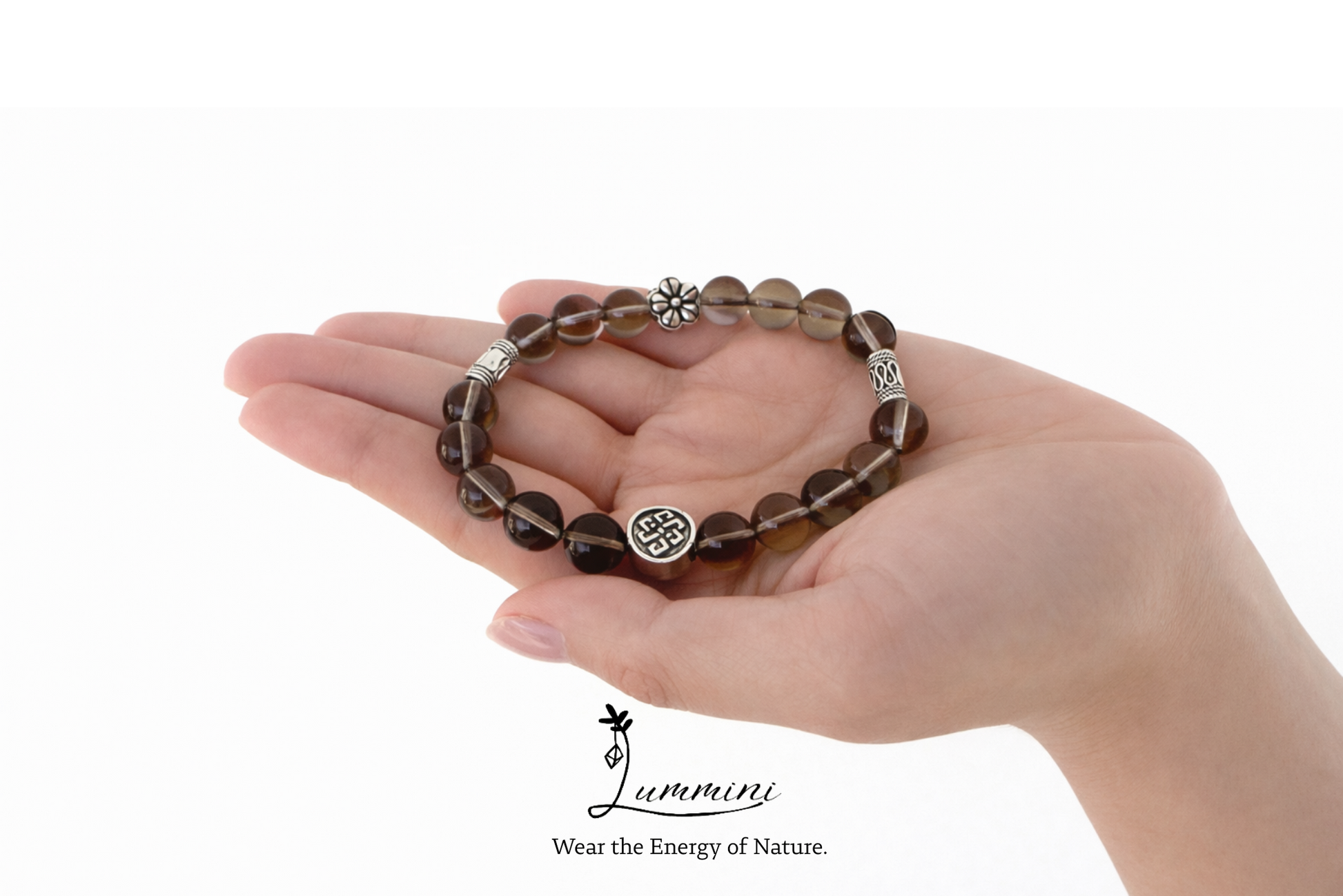 Smoky Quartz Bracelet 8mm