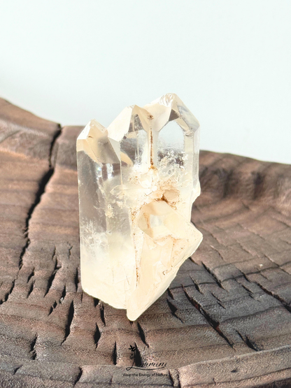 Natural Clear Quartz Triple Point Crystal Cluster – 68g, 60mm, One of a Kind, Naturally Formed