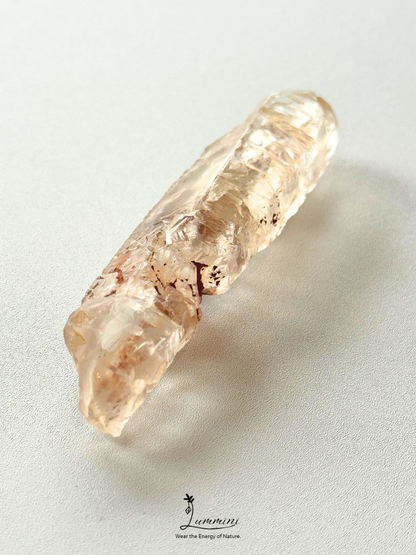 Natural Namibian High-Clarity Quartz Specimen with Growth Striations – 17g, 16 × 64.5 × 11.5 mm