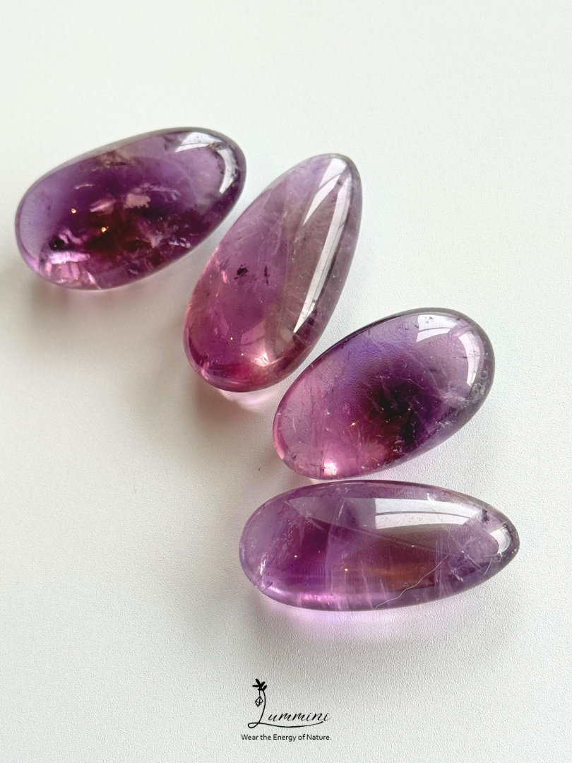 Natural Ametrine Pocket Stone Value Pack – Set of 4,total 82g