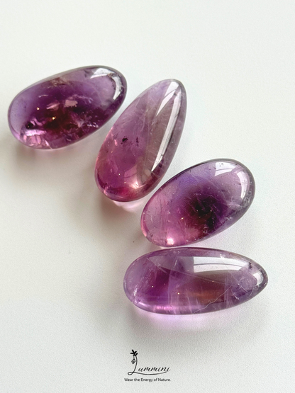 Natural Ametrine Pocket Stone Value Pack – Set of 4,total 82g