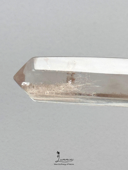 Natural Double-Terminated Rabbit Hair Quartz Crystal - 18g