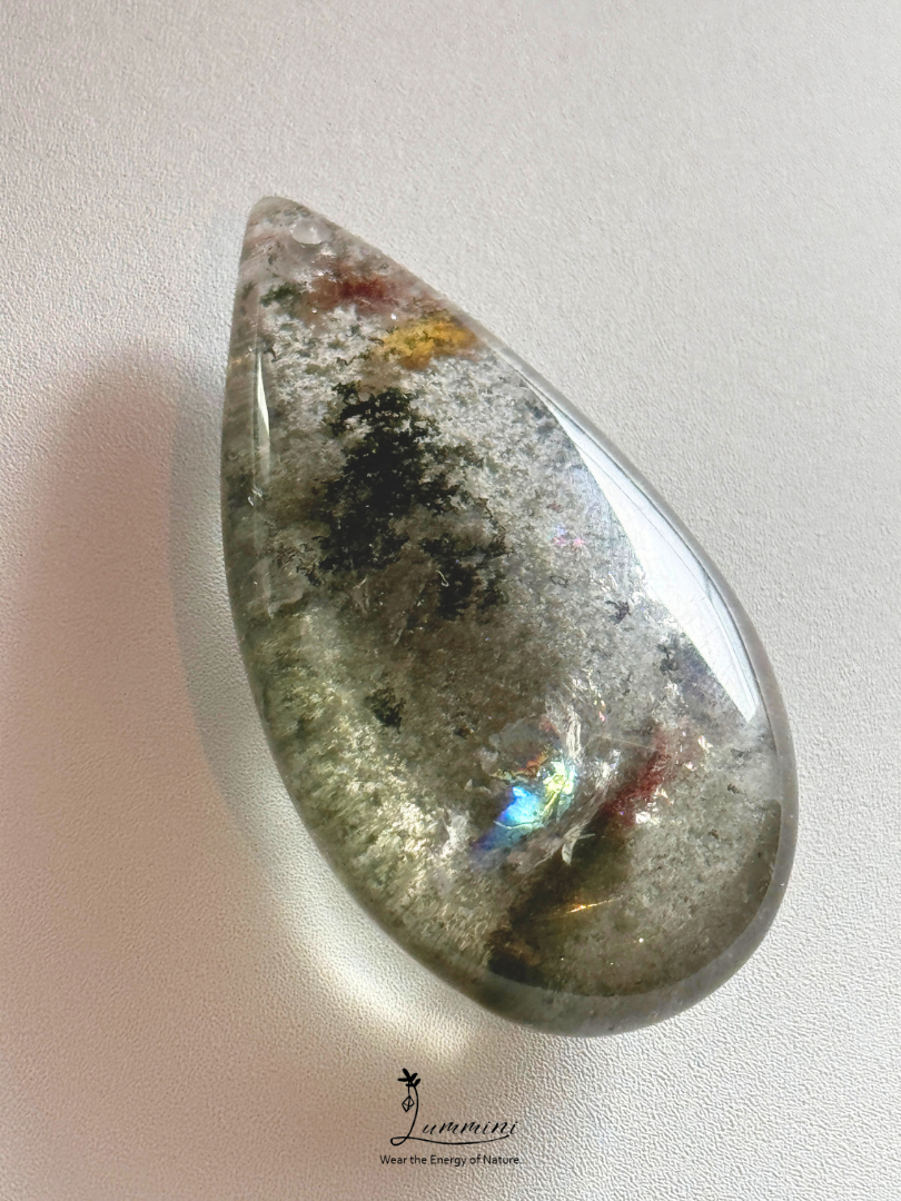 Natural Garden Quartz Pendant – Drilled, Choose Your Piece