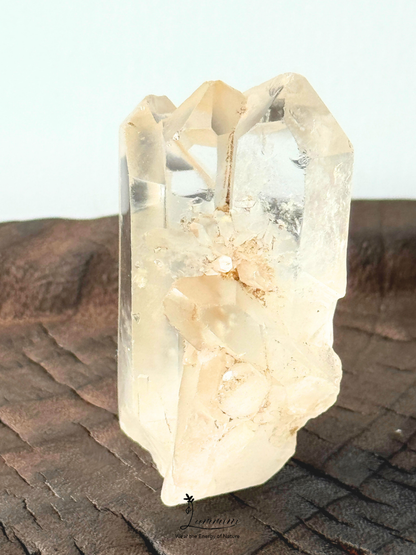 Natural Clear Quartz Triple Point Crystal Cluster – 68g, 60mm, One of a Kind, Naturally Formed