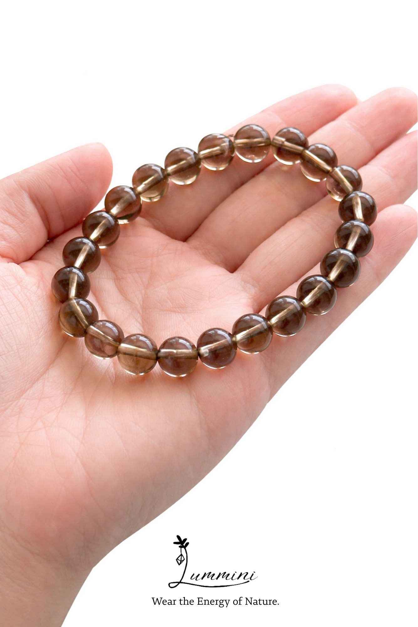 Smoky Quartz Bracelet 8mm