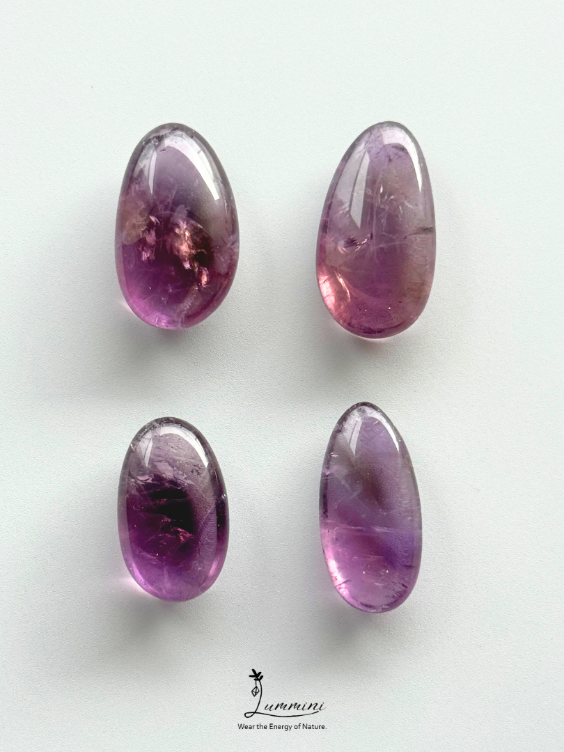 Natural Ametrine Pocket Stone Value Pack – Set of 4,total 82g