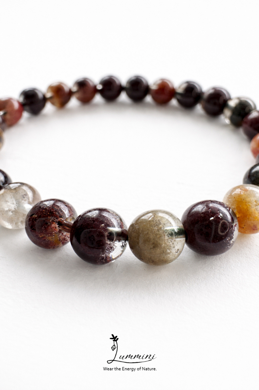 Four Seasons Garden Quartz / Phantom Quartz Bracelet · Earthy Balance Energy