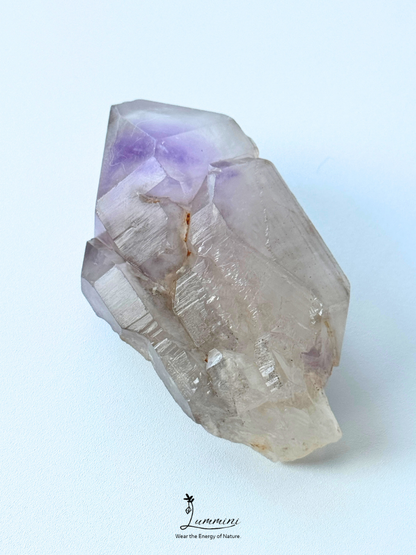 Natural Madagascar Amethyst Skeletal Quartz Raw Crystal – 97g, 78mm