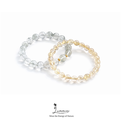 Natural Green Phantom Quartz Bracelet · Growth & Abundance Energy