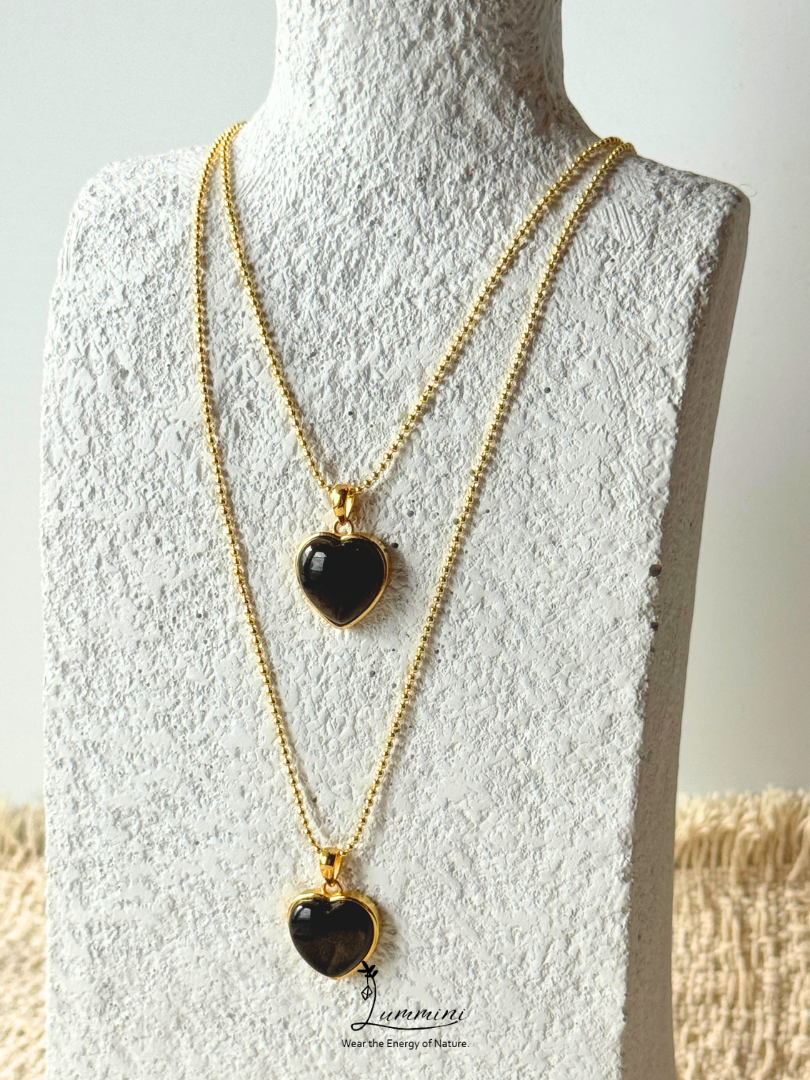 Natural Starry Elestial Quartz Heliolite Black Sun Stone Pendant Necklace – 925 Silver - choose your piece, Gift Ready, Crystal Jewellery