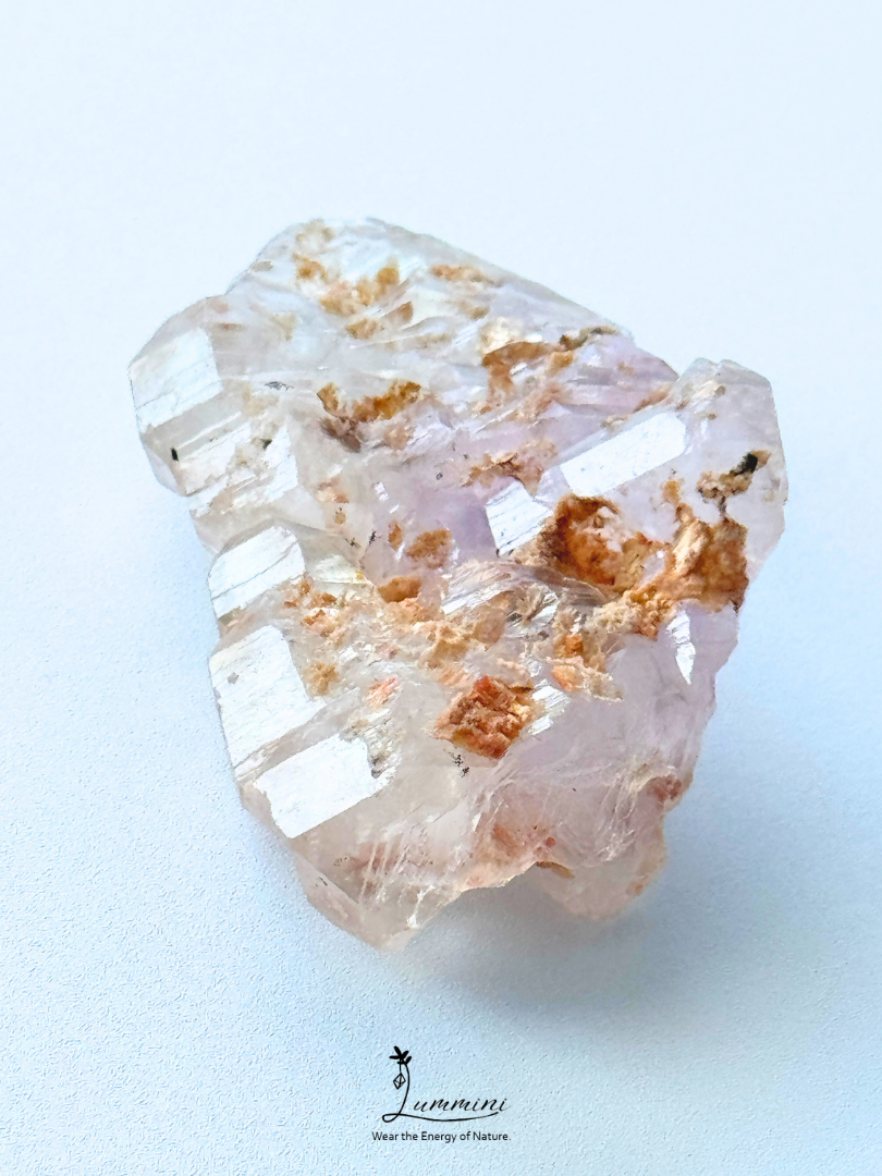 Natural Madagascar Amethyst Skeletal Quartz with Yellow Clay – 61g, 67.5mm