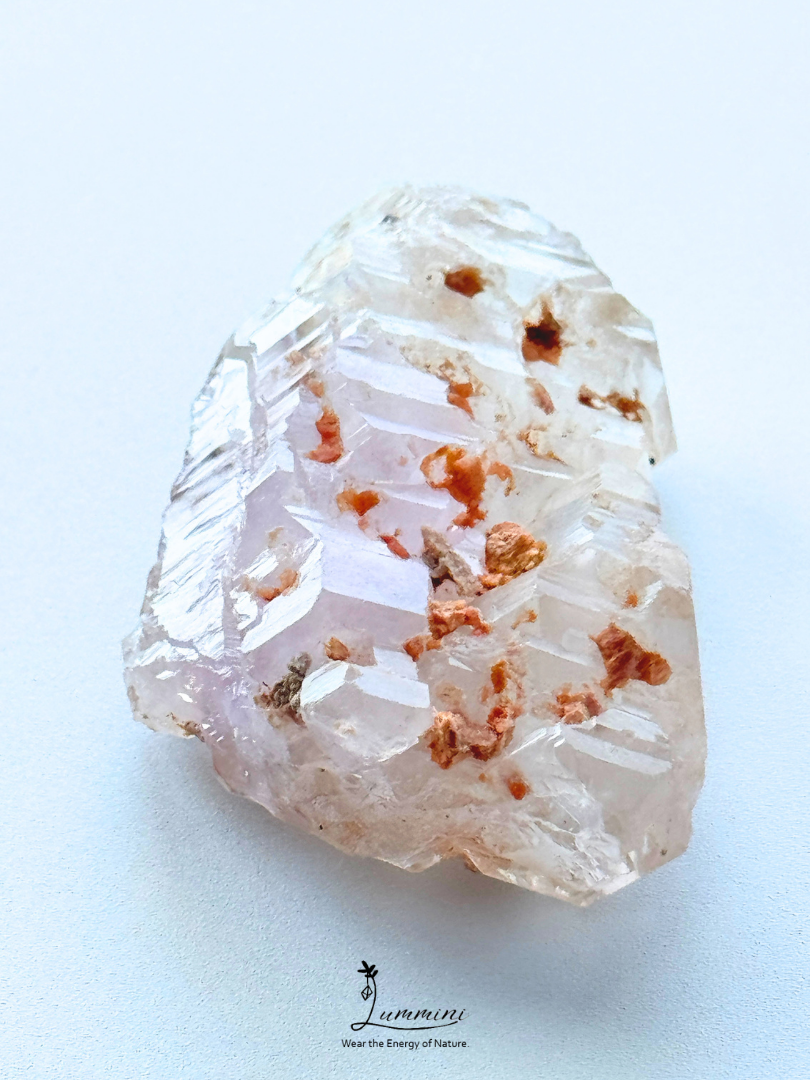 Natural Madagascar Amethyst Skeletal Quartz with Yellow Clay – 61g, 67.5mm
