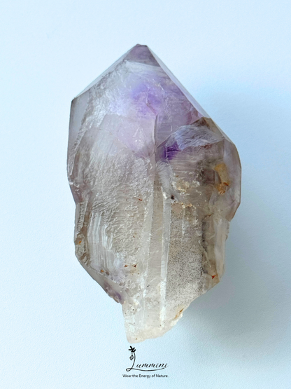 Natural Madagascar Amethyst Skeletal Quartz Raw Crystal – 97g, 78mm