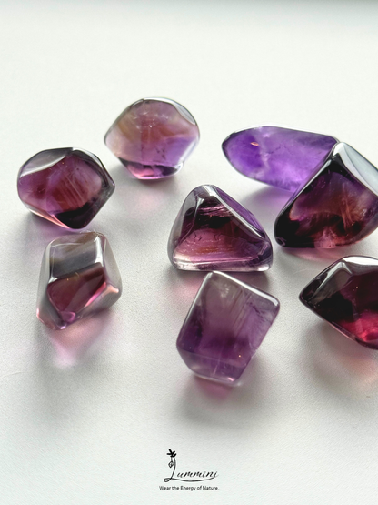Natural Ametrine Pocket Stone Value Pack – 8 Pieces, 66g