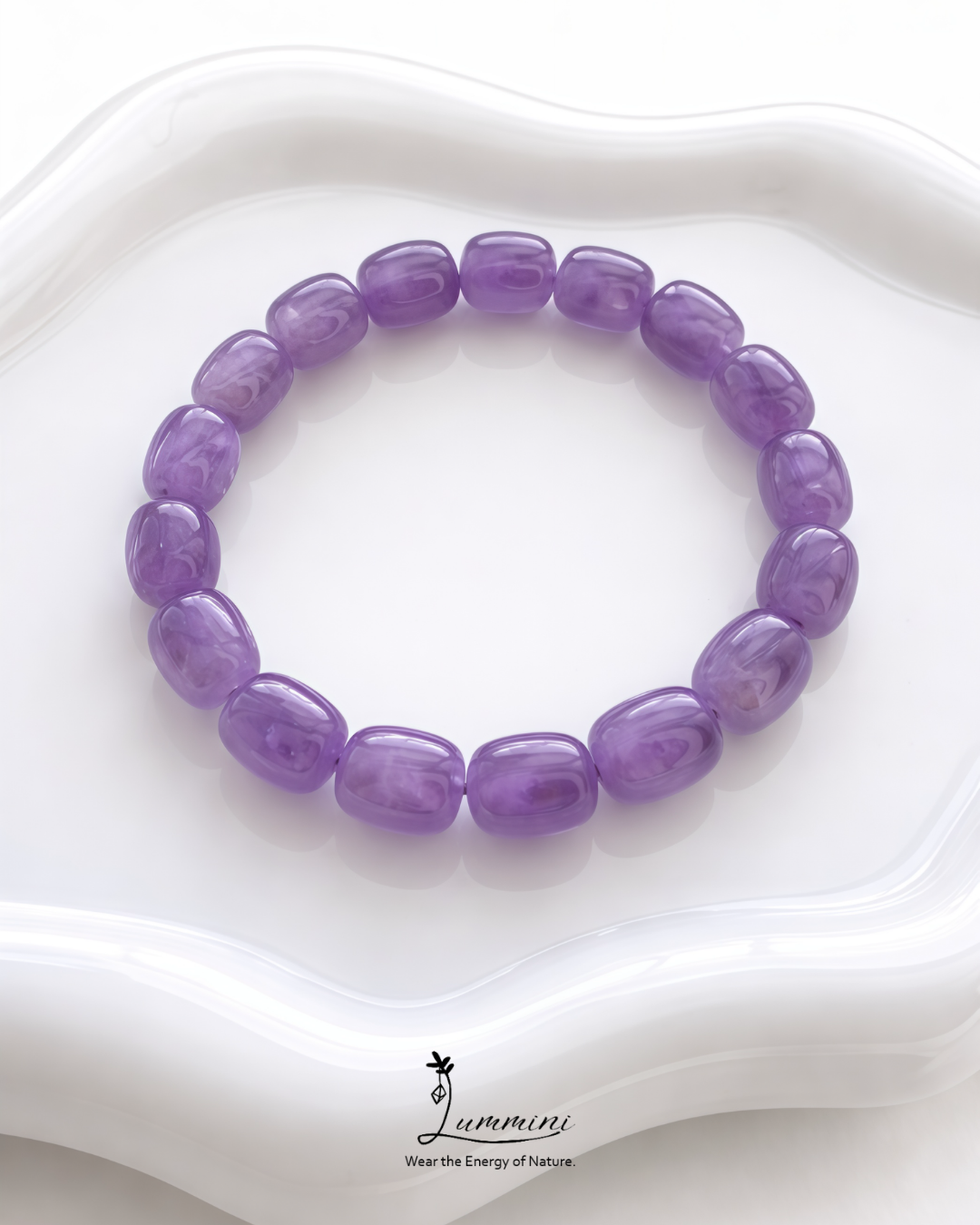 Lavender Amethyst Bracelet · Soft Calm & Gentle Energy